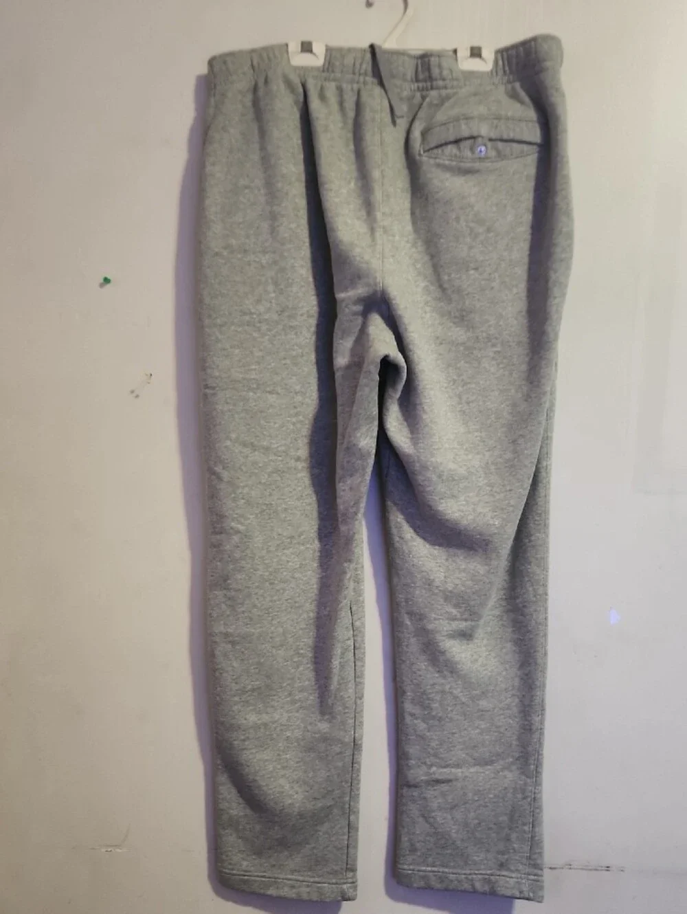 Nike Gray Sweatpants with White Swoosh